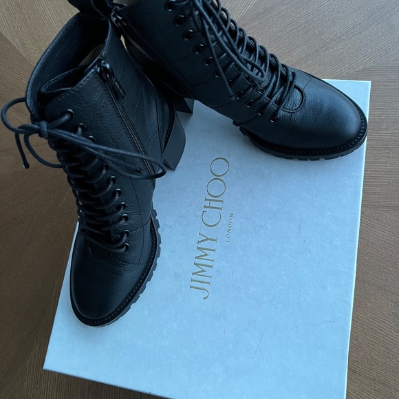 JIMMY CHOO Cruz 65 leather ankle boots - Picture 3 of 6